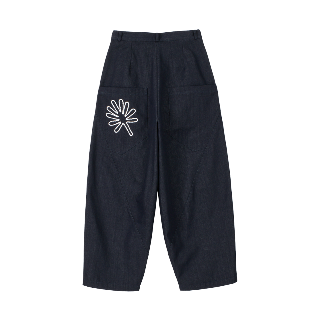 DD25SMPT-007-IN DANDEL Structure Balloon Denim Pants Indigo