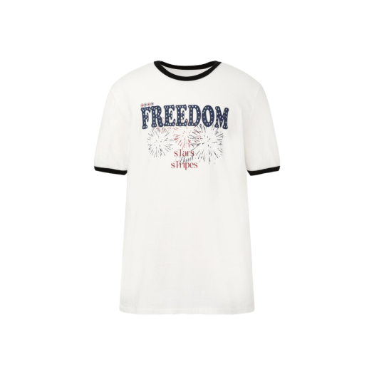 DNBESSTS17WH DNSR Freedom Silket Half Ringer T-Shirt White