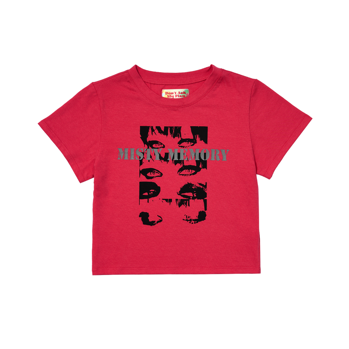 돈애스크마이플랜 미스티 메모리 크롭탑 마젠타(Don't Ask My Plan Misty Memory Crop Top - Magenta) - 1