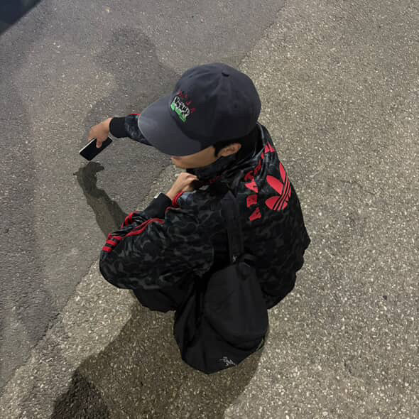 Adidas x BAPE Allover Print Track Top Black - KR Sizing, Arc'teryx Heliad 15 Backpack Black 착용 스타일