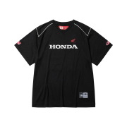 Honda Motorcycle Piping Mesh Short Sleeve Black