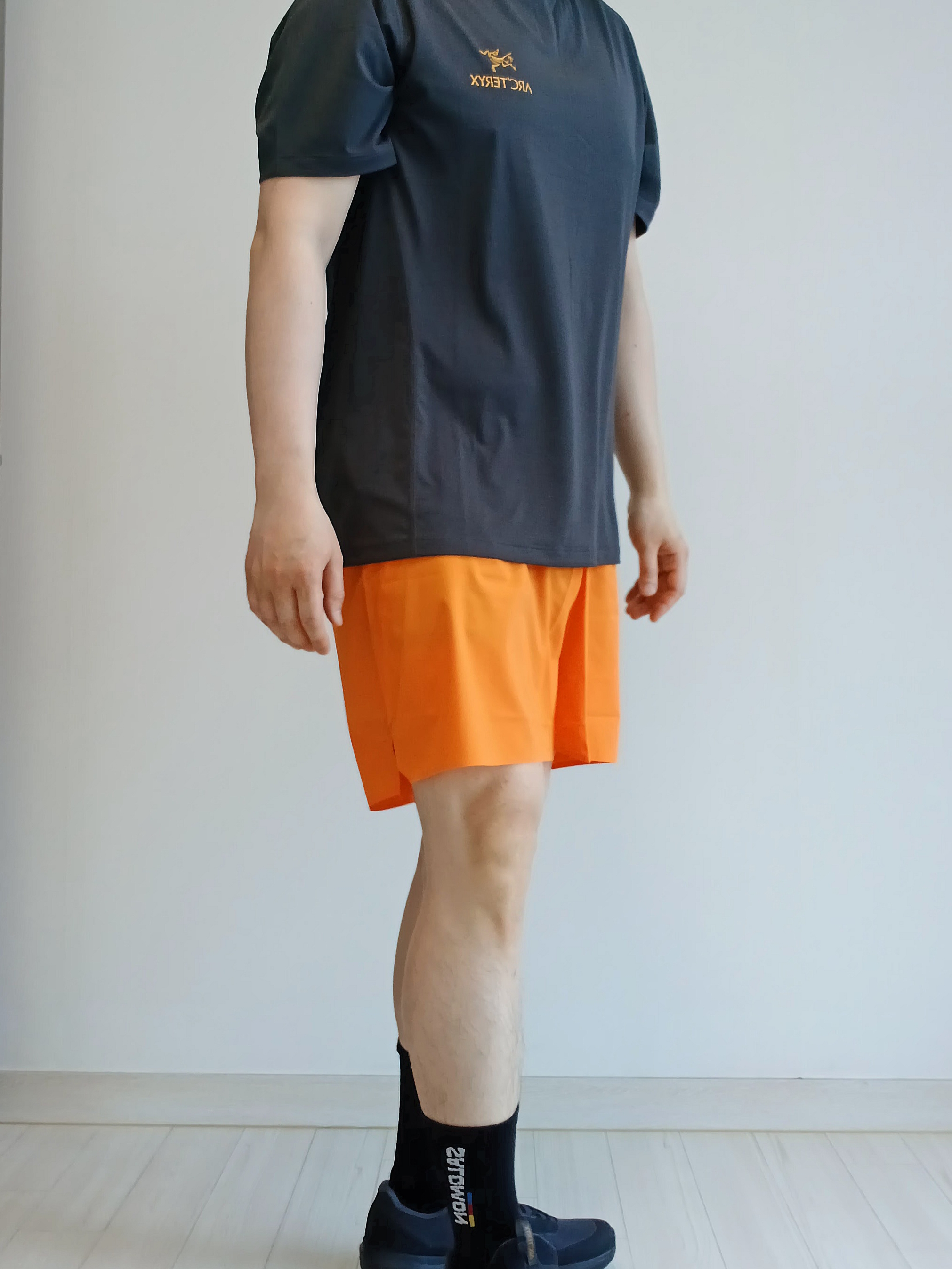 Arc'teryx Norvan Shorts 5 Inch Verve, Arc'teryx Norvan LD 4 GTX Black 착용 스타일 - 5