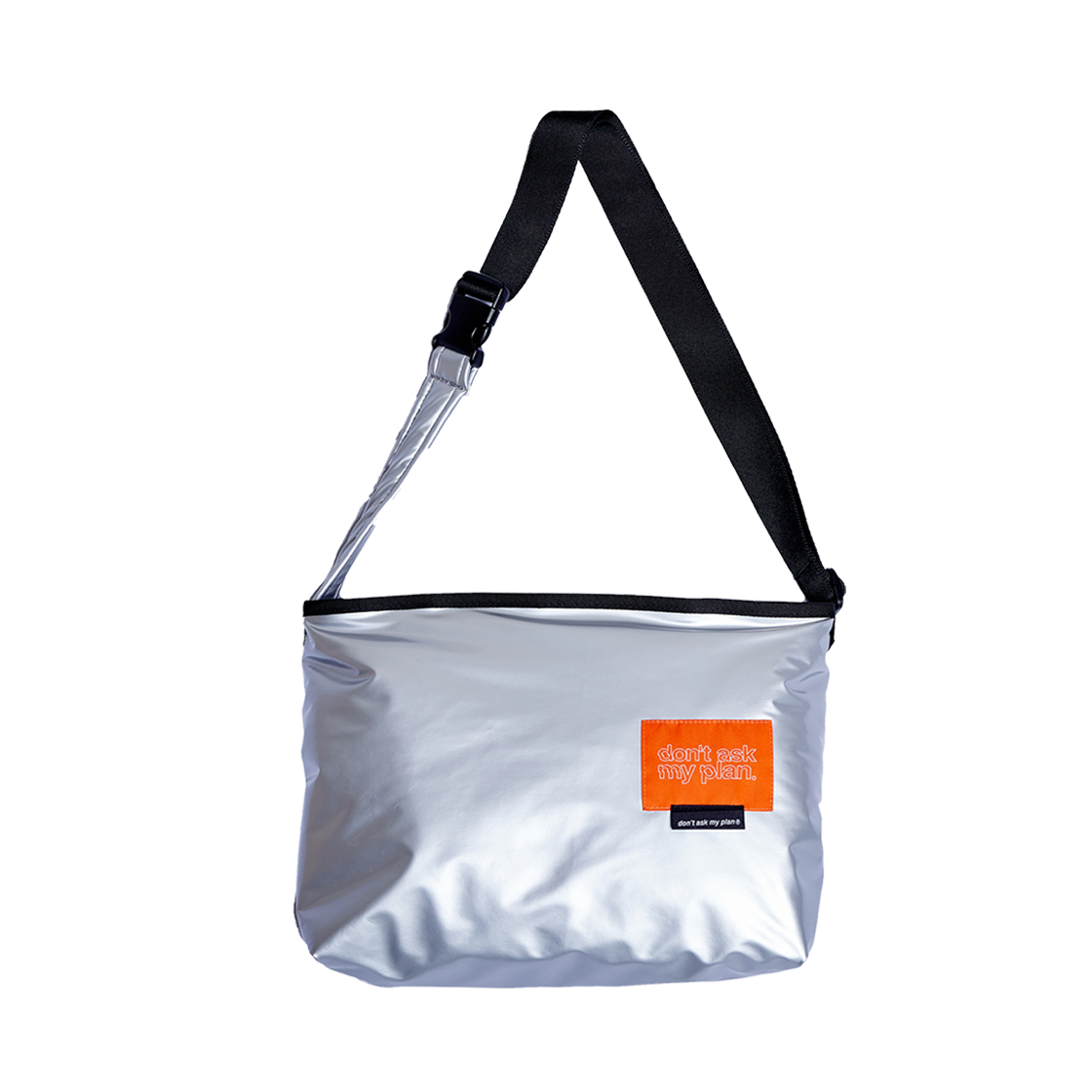 돈애스크마이플랜 2웨이 패딩 메신저백-실버(Don't Ask My Plan 2way Padded Messenger Bag -  Silver) - 2