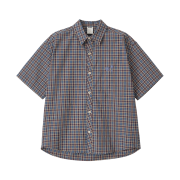 DANDEL British Tartan Check Shirt Navy