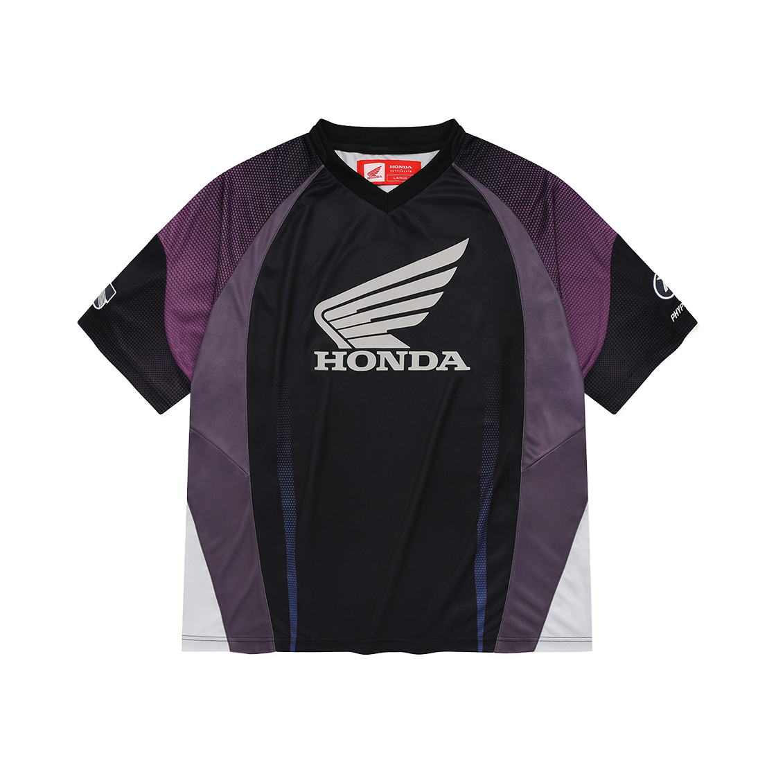 HEM1SS303APU Honda Motorcycle Original Jeresy T-Shirt Purple