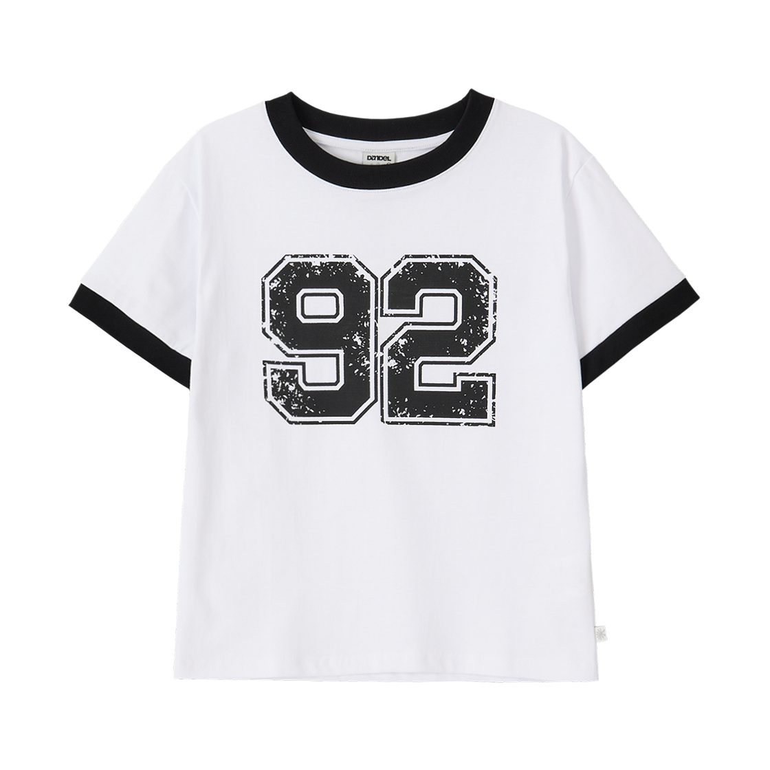 DD25SMTS-012-WH DANDEL 92 Cracked Ringer Tee White