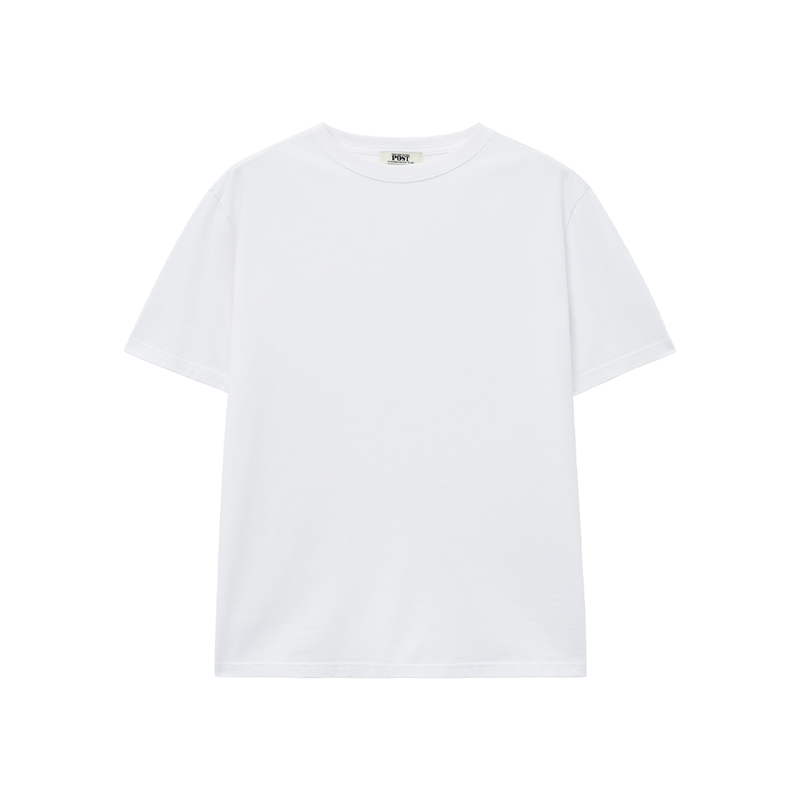 SFM1SS206AWH The Saturday Evening Post Supima Cotton Loose Fit T-Shirt_White