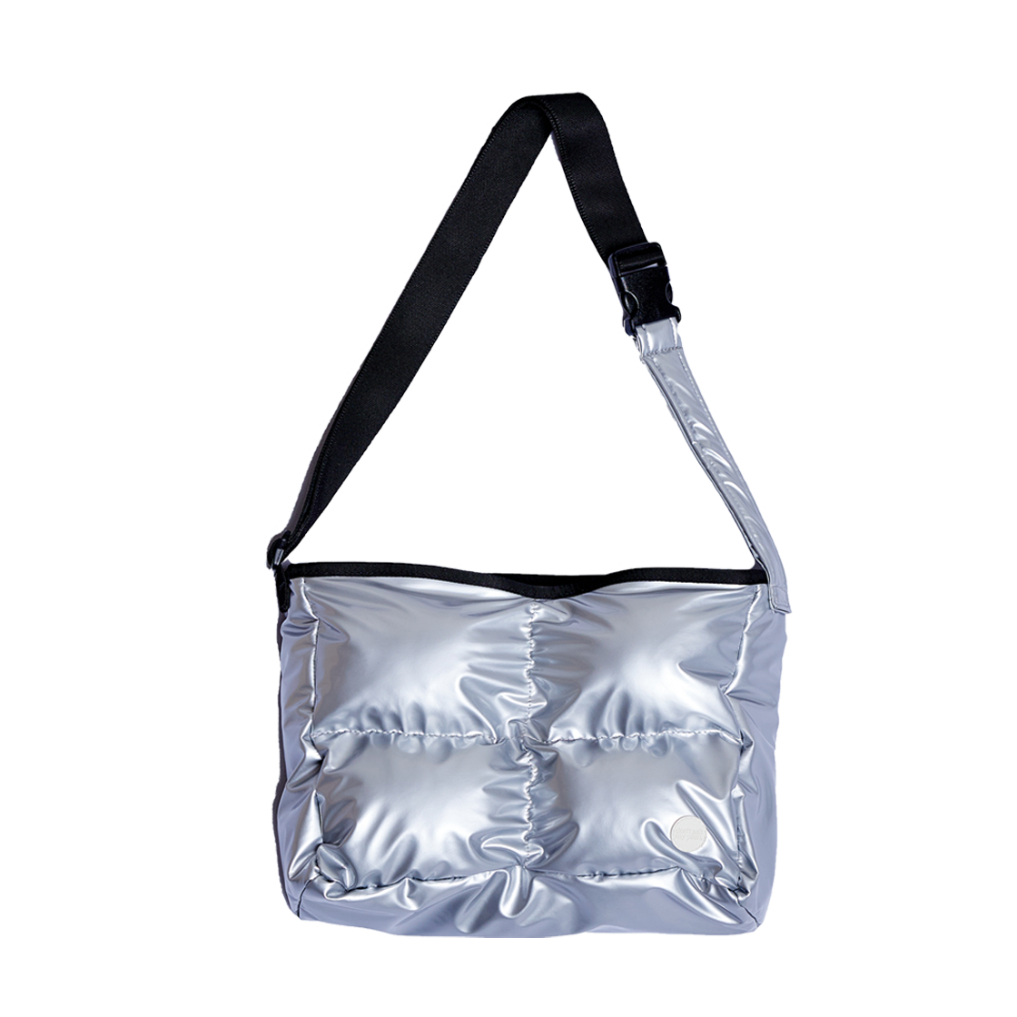 DAB2309SCBSIL Don't Ask My Plan 2way Padded Messenger Bag -  Silver