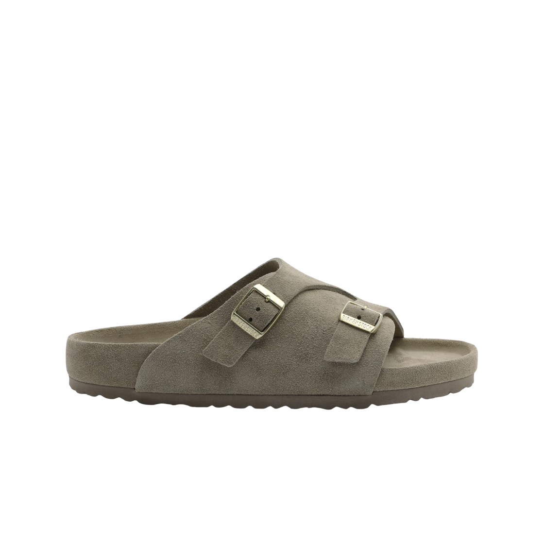 버켄스탁 취리히 BS 스웨이드 레더 토프 - 레귤러(Birkenstock Zurich BS Suede Leather Taupe - Regular)