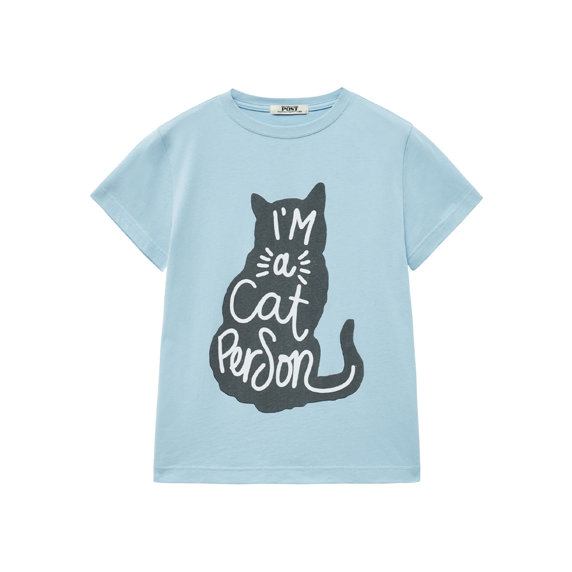 더 새터데이 이브닝 포스트 캣 러버 티셔츠 라이트블루(The Saturday Evening Post Cat Lover T-Shirt_Light Blue) - 1