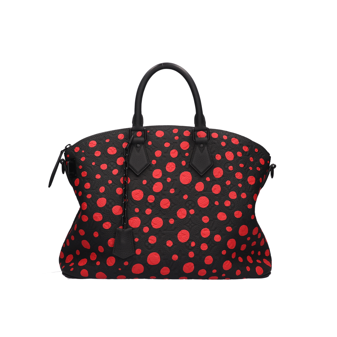 ITFNUGQF98LK LOUIS VUITTON x Yayoi Kusama Lock It Leather Black Red - 대표 이미지 #1