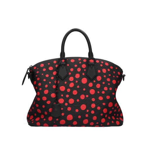 ITFNUGQF98LK LOUIS VUITTON x Yayoi Kusama Lock It Leather Black Red