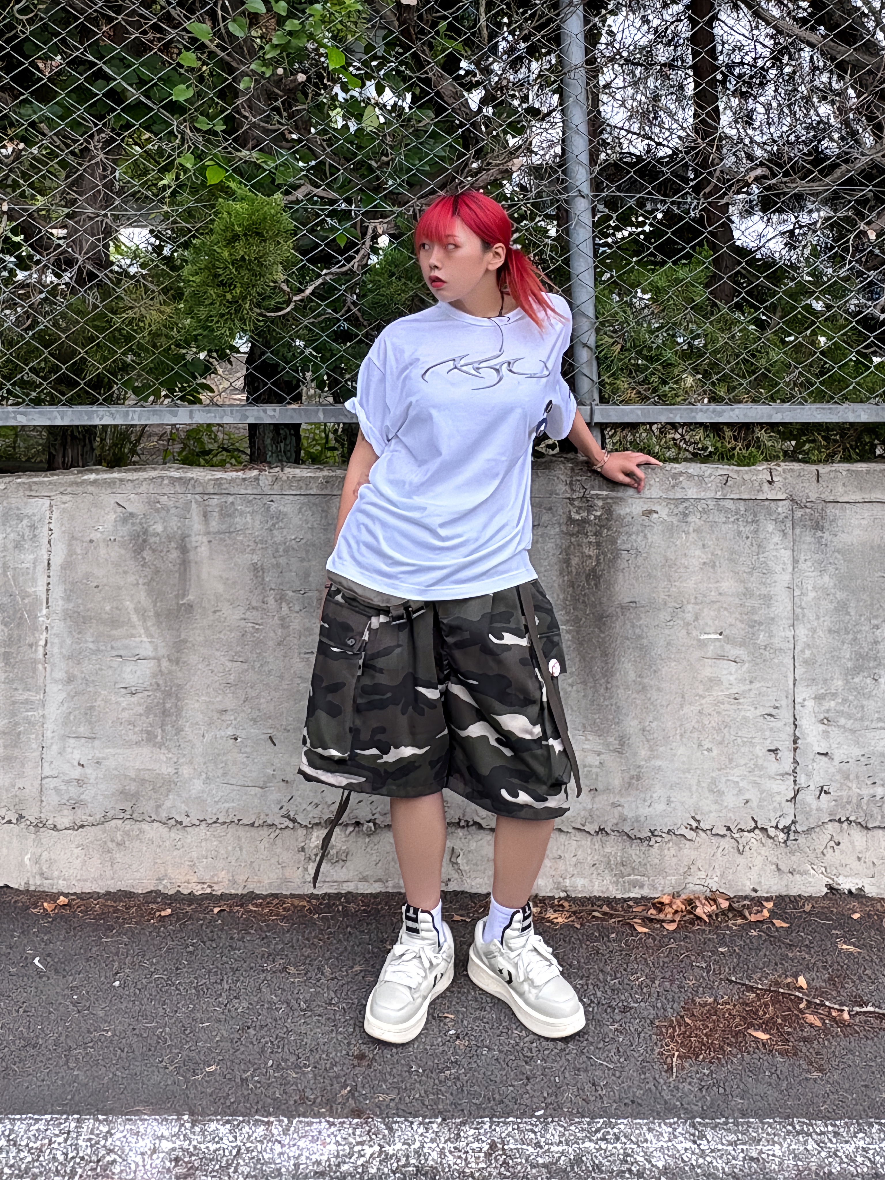 Converse x Drkshdw Turbowpn Ox Pelican 착용 스타일 - 2