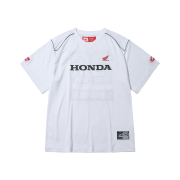 Honda Motorcycle Piping Mesh Short Sleeve White