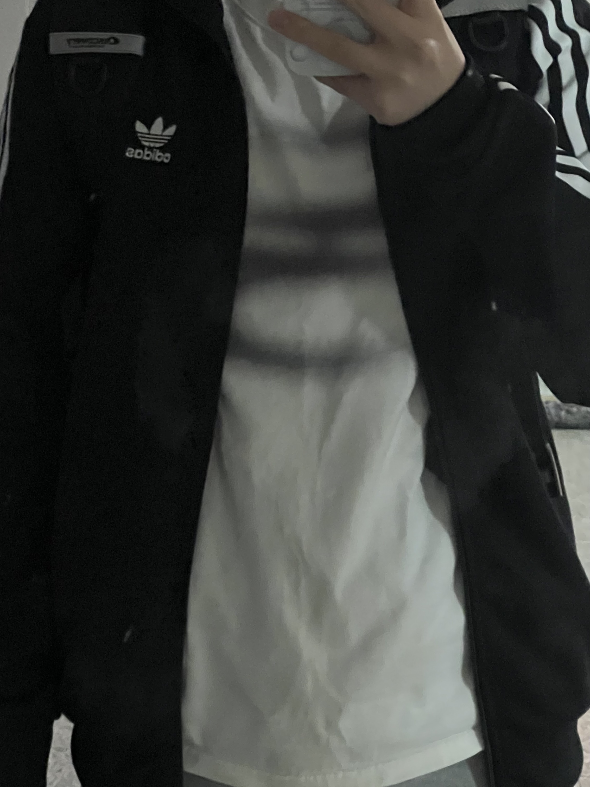Adidas Adicolor Classic Beckenbauer Track Top Black - KR Sizing 착용 스타일