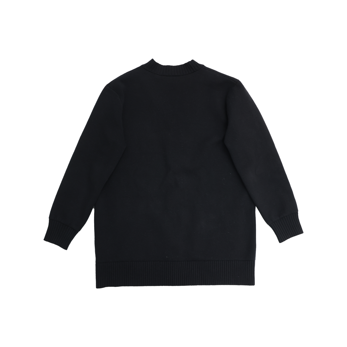 ITT8G59FWF86 Burberry Knit Cardigan Pullover in Black Cashmere - #2