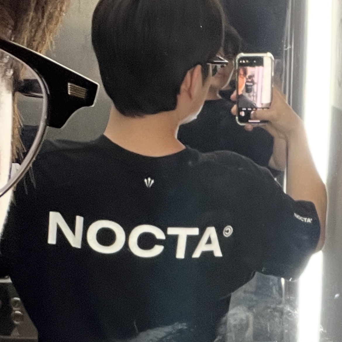 Nike x Drake Nocta Max 90 T-Shirt Black (FN7663-010) 착용 스타일