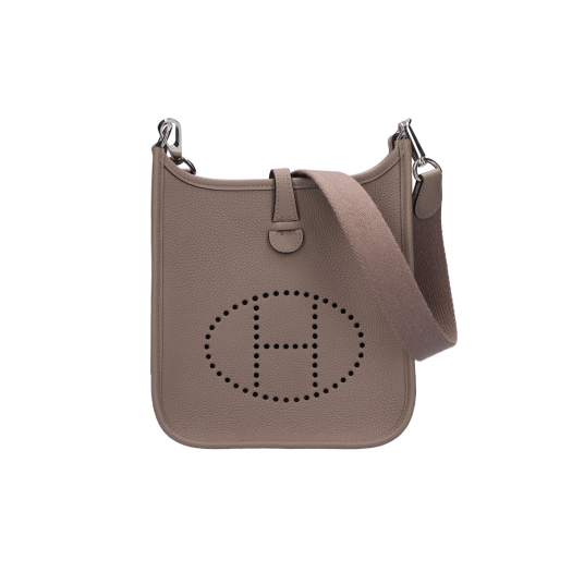 ITCCTW3EC74U Hermes Evelyne 16 Amazone Bag in Maurice Gris Asphalte with Palladium Hardware and Y Engraving