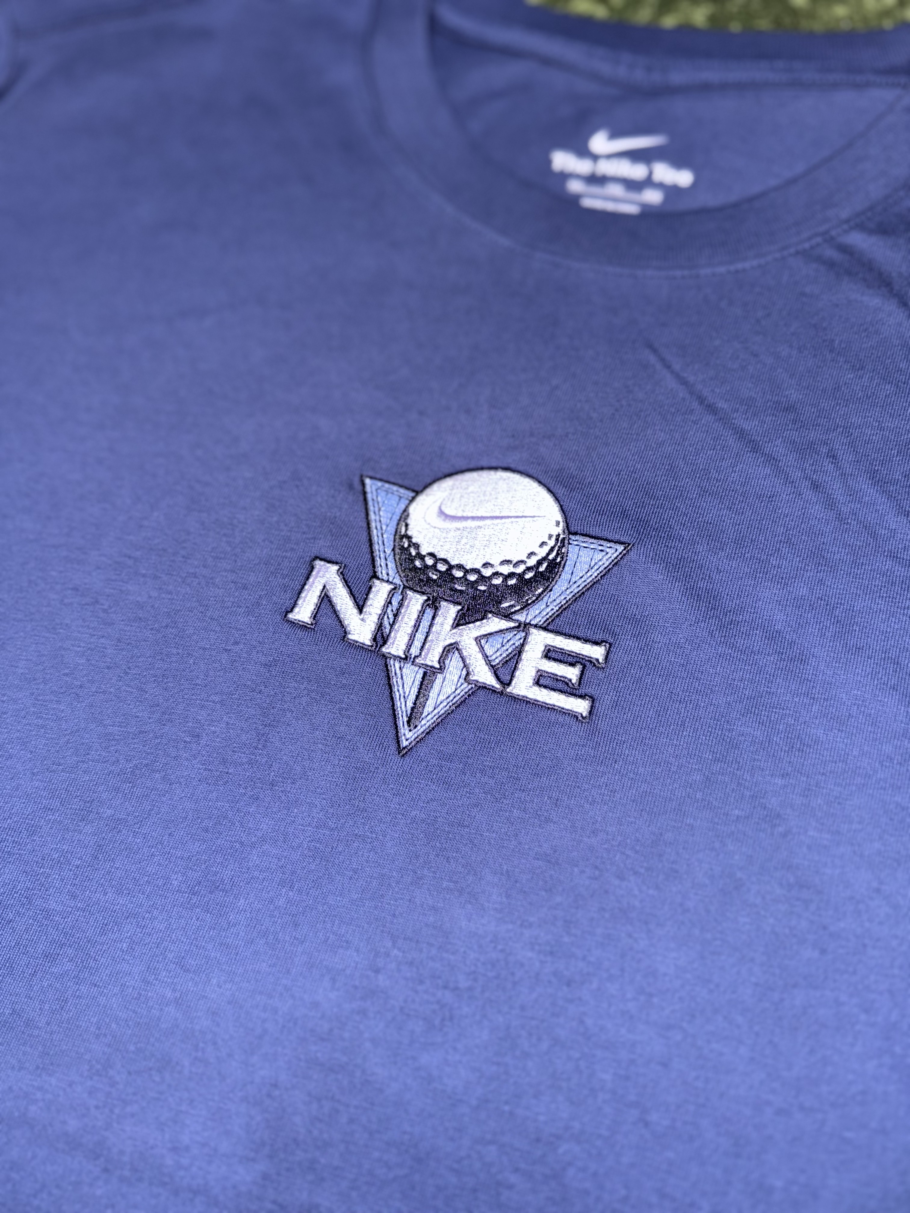 Nike Golf T-Shirt Obsidian - Asia 착용 스타일 - 1