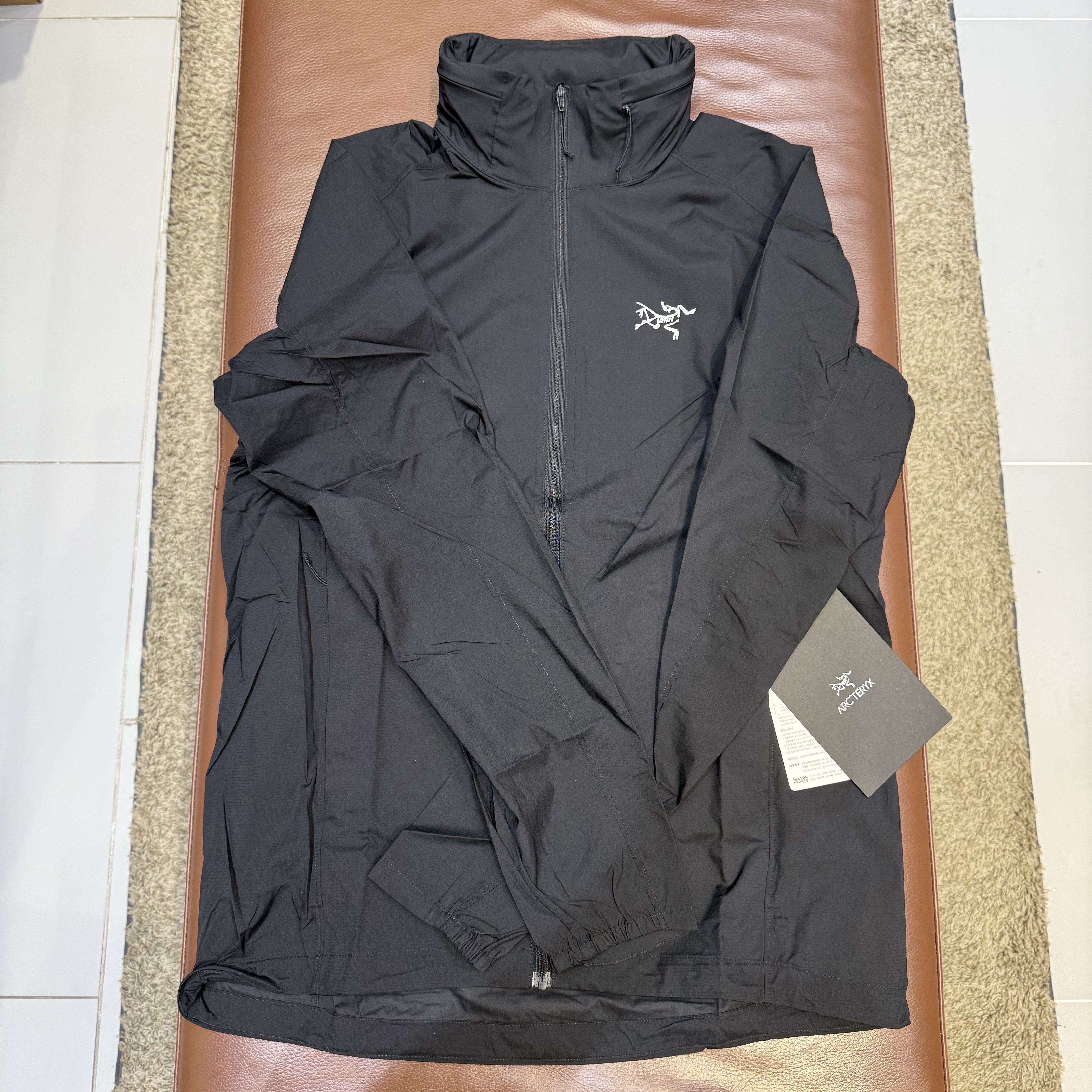 Arc'teryx Nodin Jacket Black 착용 스타일 - 1