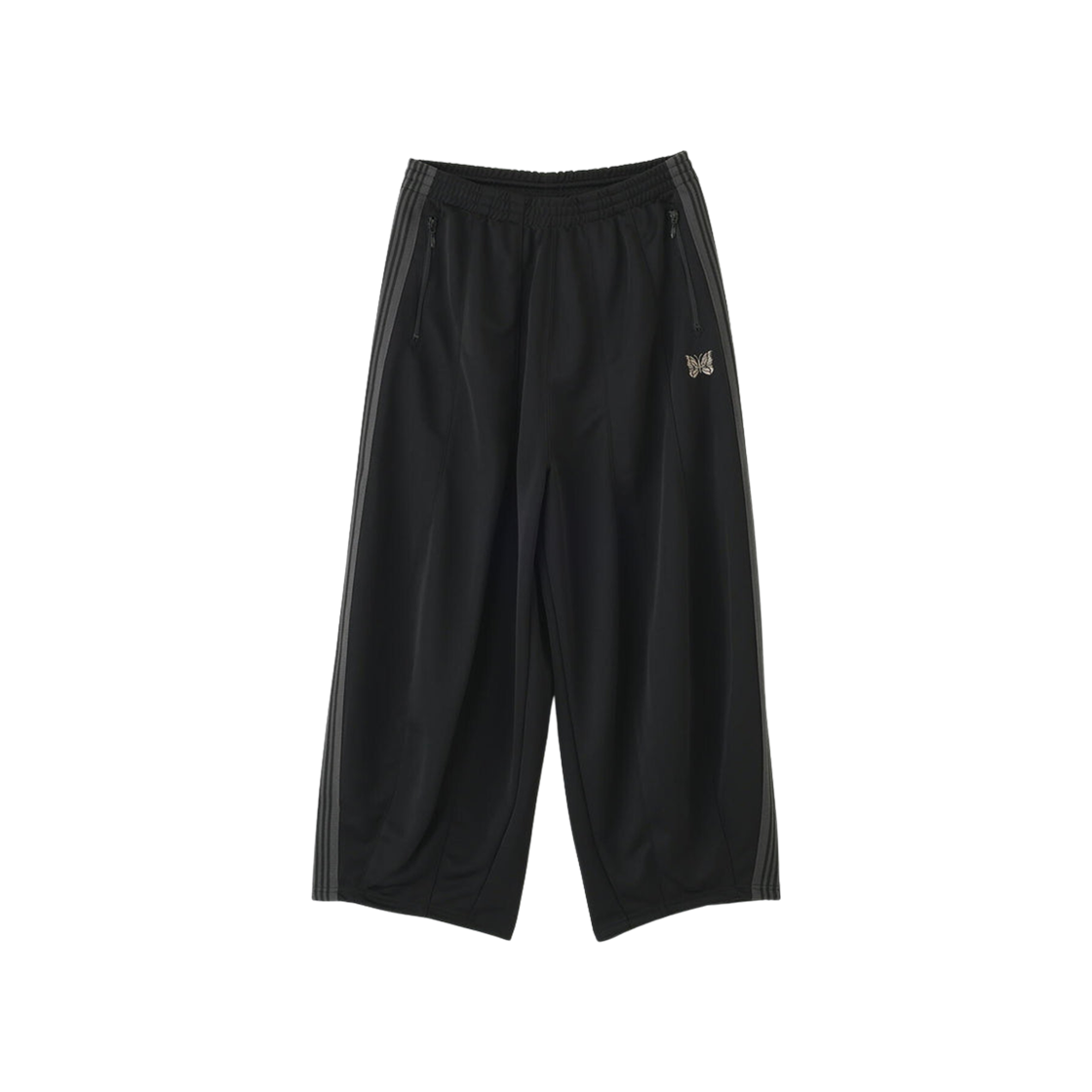 【NEEDLES x LHP】 H.D. Track Pants BDU Poly Smooth Black Needles x LHP H.D. Track Pants Black/White Men's - FW24 - US