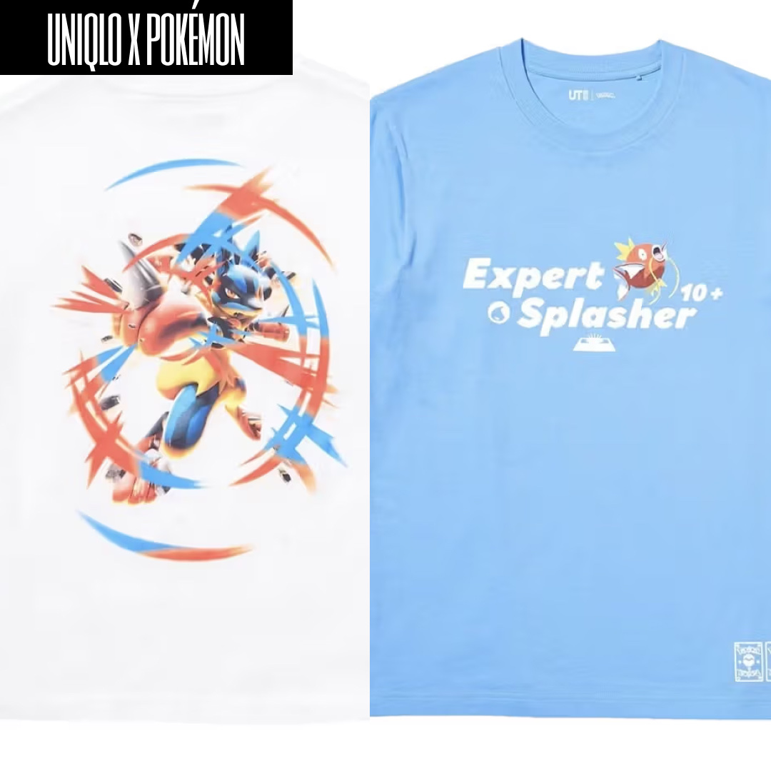 Uniqlo UT x Pokemon Graphic T-Shirt B Off White - KR, Uniqlo UT x Pokemon Graphic T-Shirt A White - KR 착용 스타일 - 3