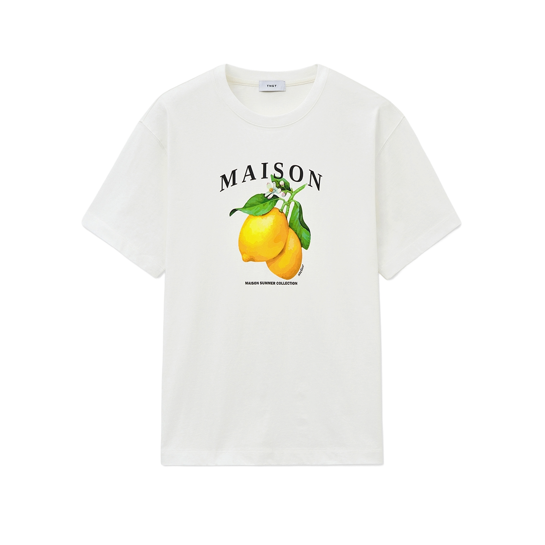 TNTS5E220WT TNGT Lemon Graphic T-Shirt White