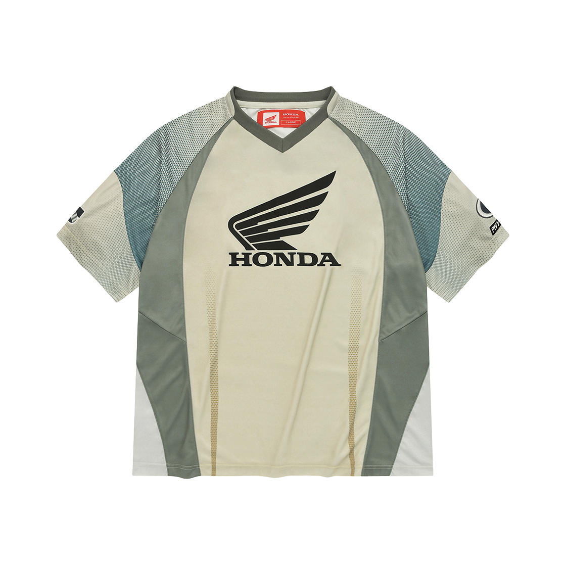 HEM1SS303ABE Honda Motorcycle Original Jeresy T-Shirt Beige