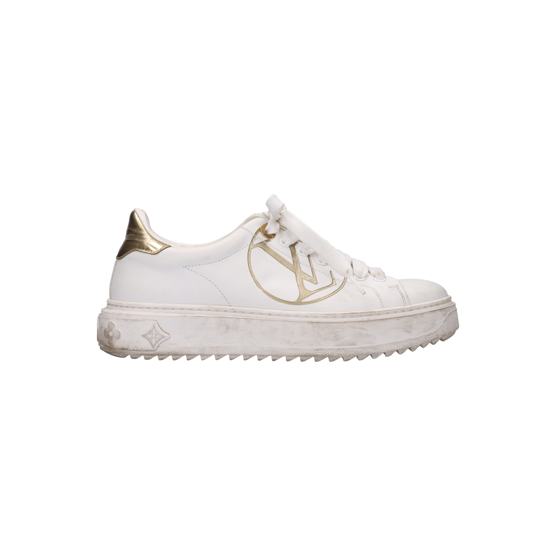 ITEJH9JOL2D7 LOUIS VUITTON Sneakers Leather White 35.5