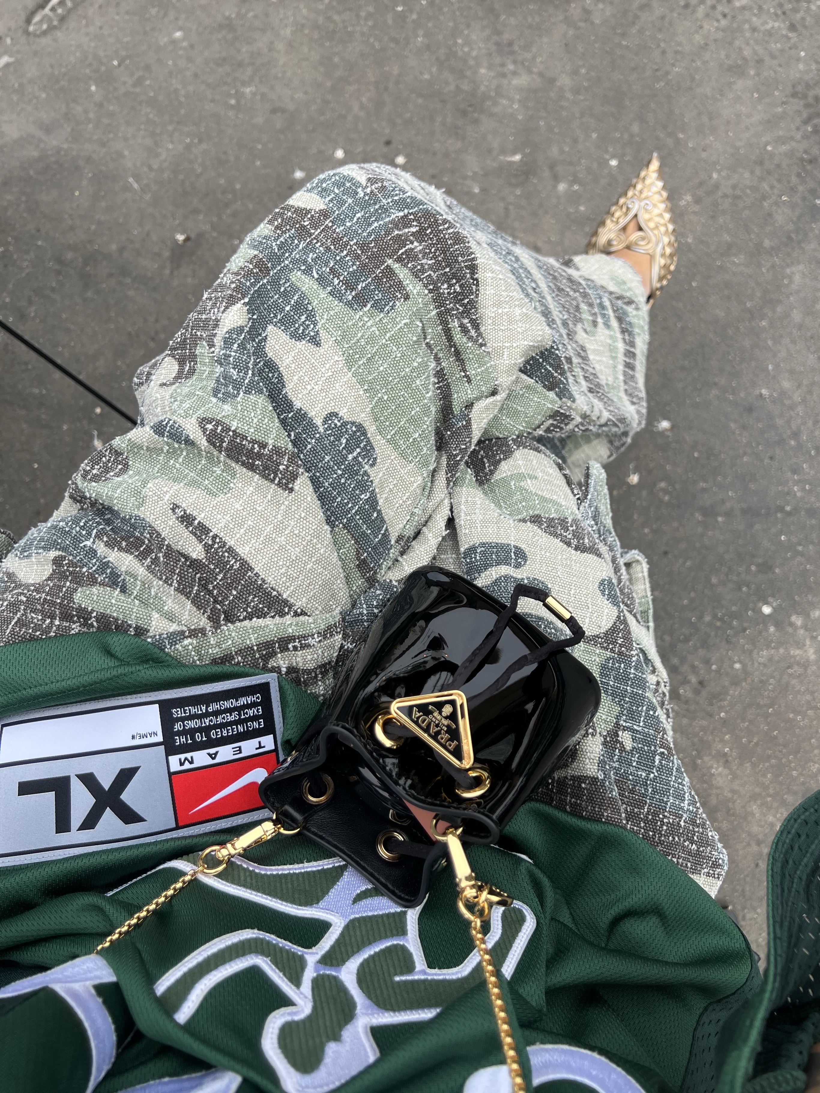 Nike x Cactus Plant Flea Market S/S Jersey Green - Asia 착용 스타일 - 7