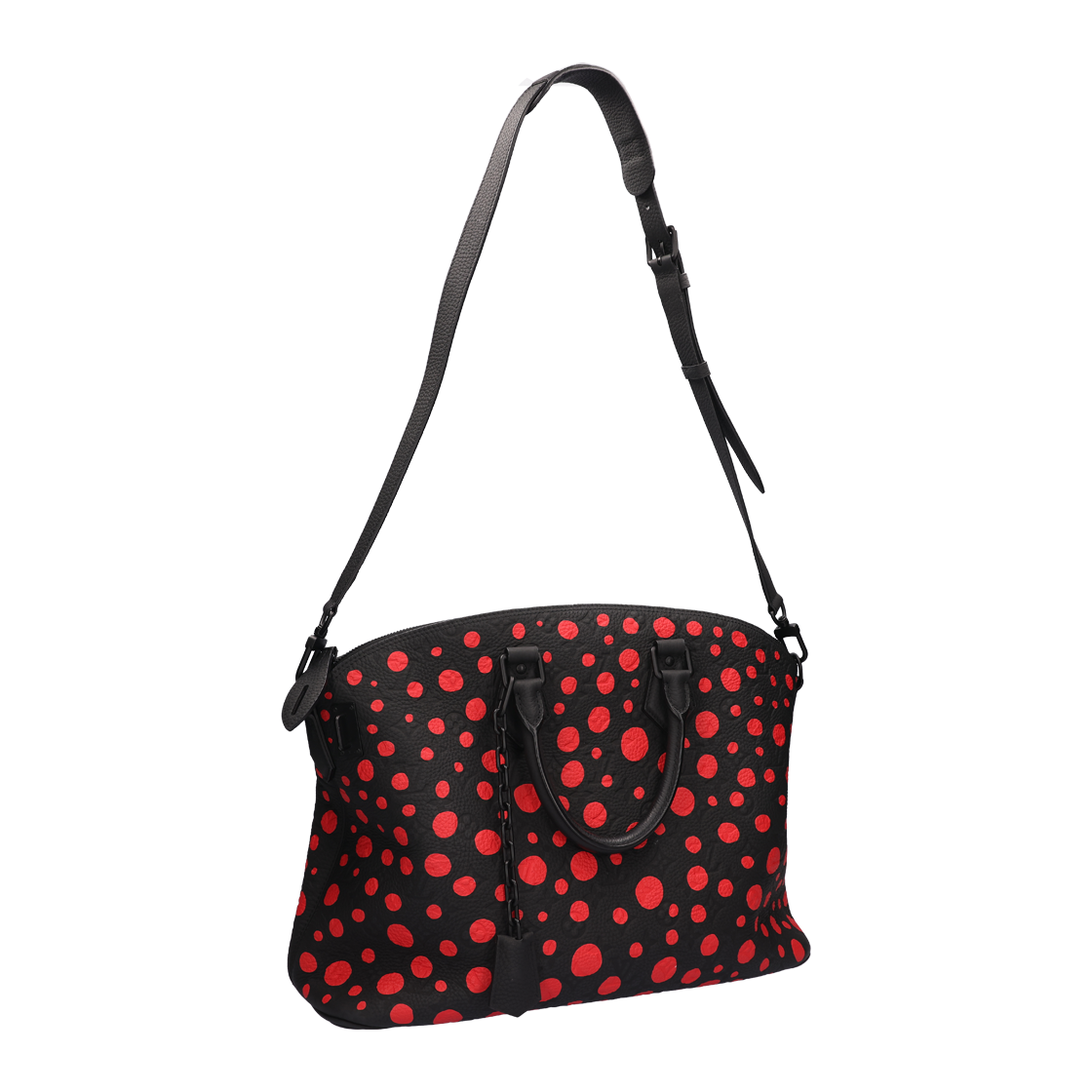 ITFNUGQF98LK LOUIS VUITTON x Yayoi Kusama Lock It Leather Black Red - #6