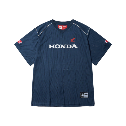 HFM1SS304ANA Honda Motorcycle Piping Mesh Short Sleeve Navy