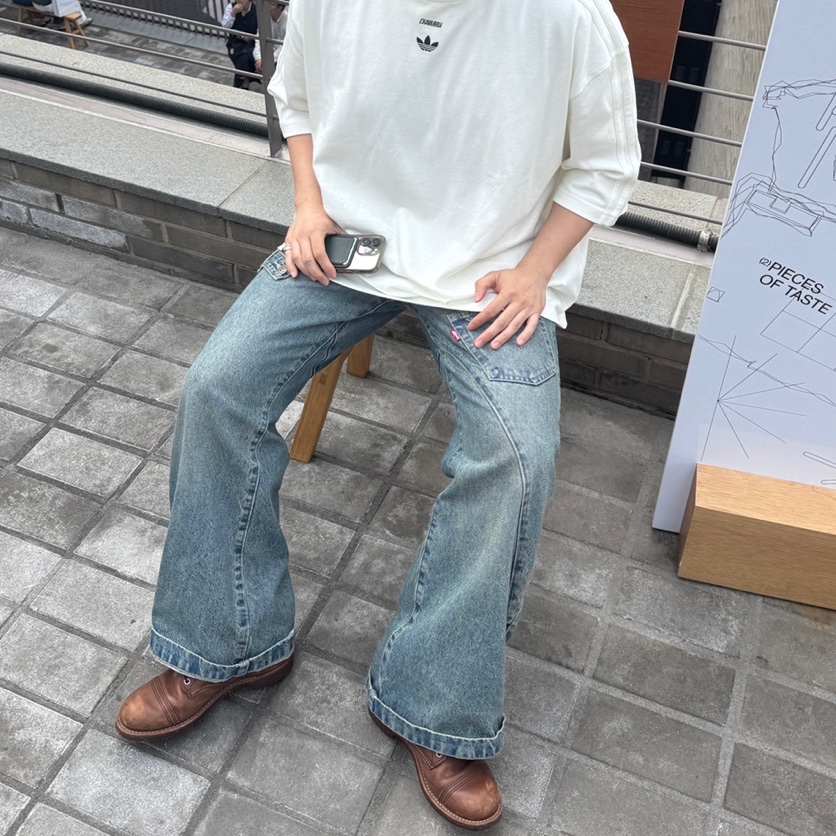 Red Wing Iron Ranger 8111 Amber Harness - D, [KREAM 단독] ADSB Andersson Bell x Levi's Women Overlay Jean Tinted Indigo - 24FW 착용 스타일 - 1