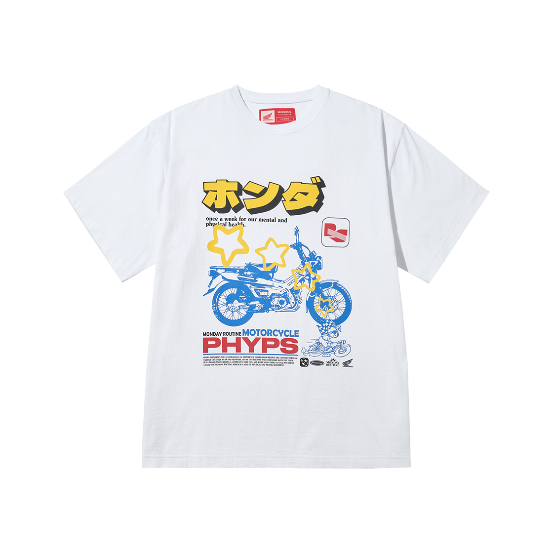 혼다 아니메 CT 125 숏슬리브 화이트 | HONDA MOTORCYCLE | KREAM