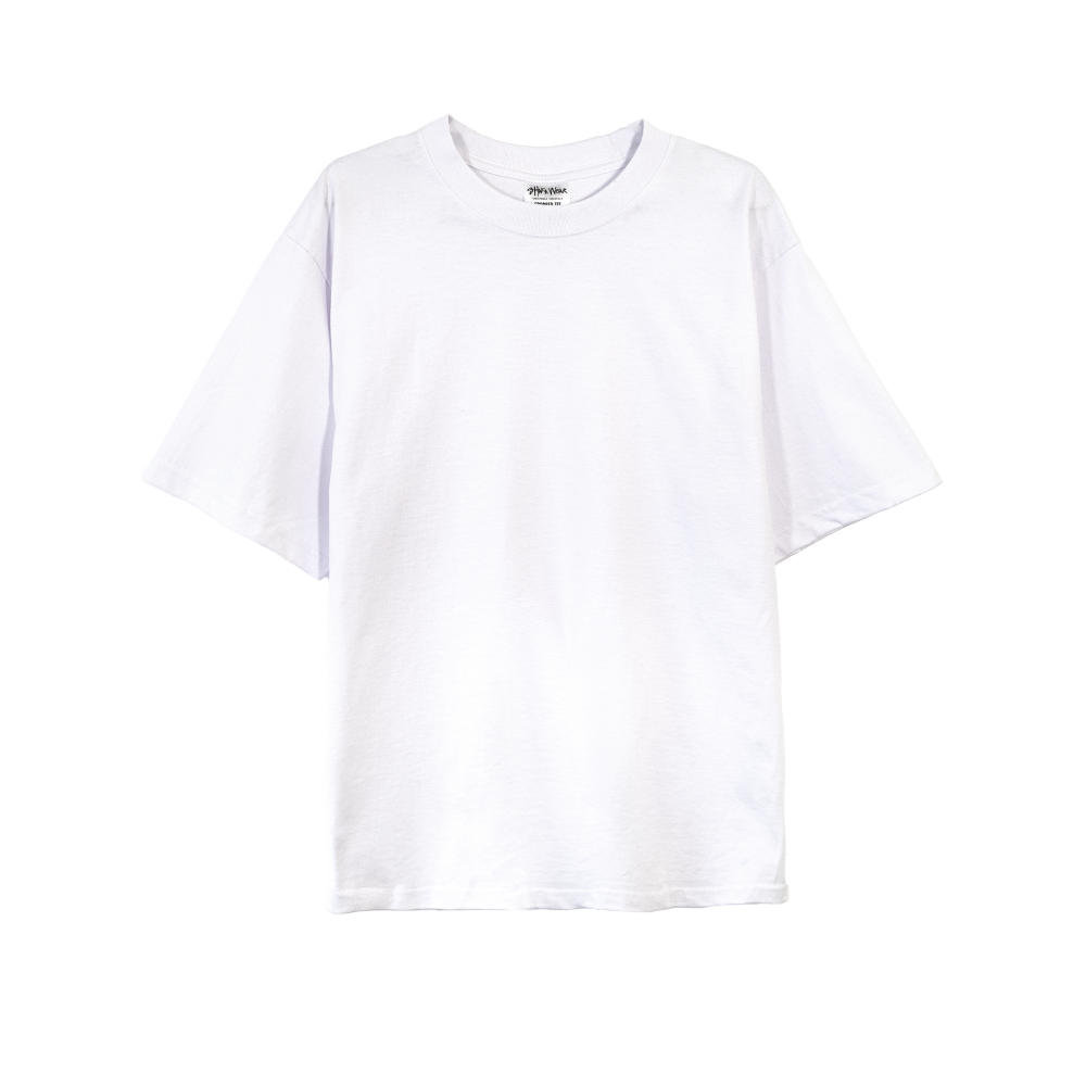 샤카웨어 7.5온스 맥스 헤비웨이트 크롭티 화이트(Shaka Wear 7.5oz Max Heavyweight Cropped Tee White)