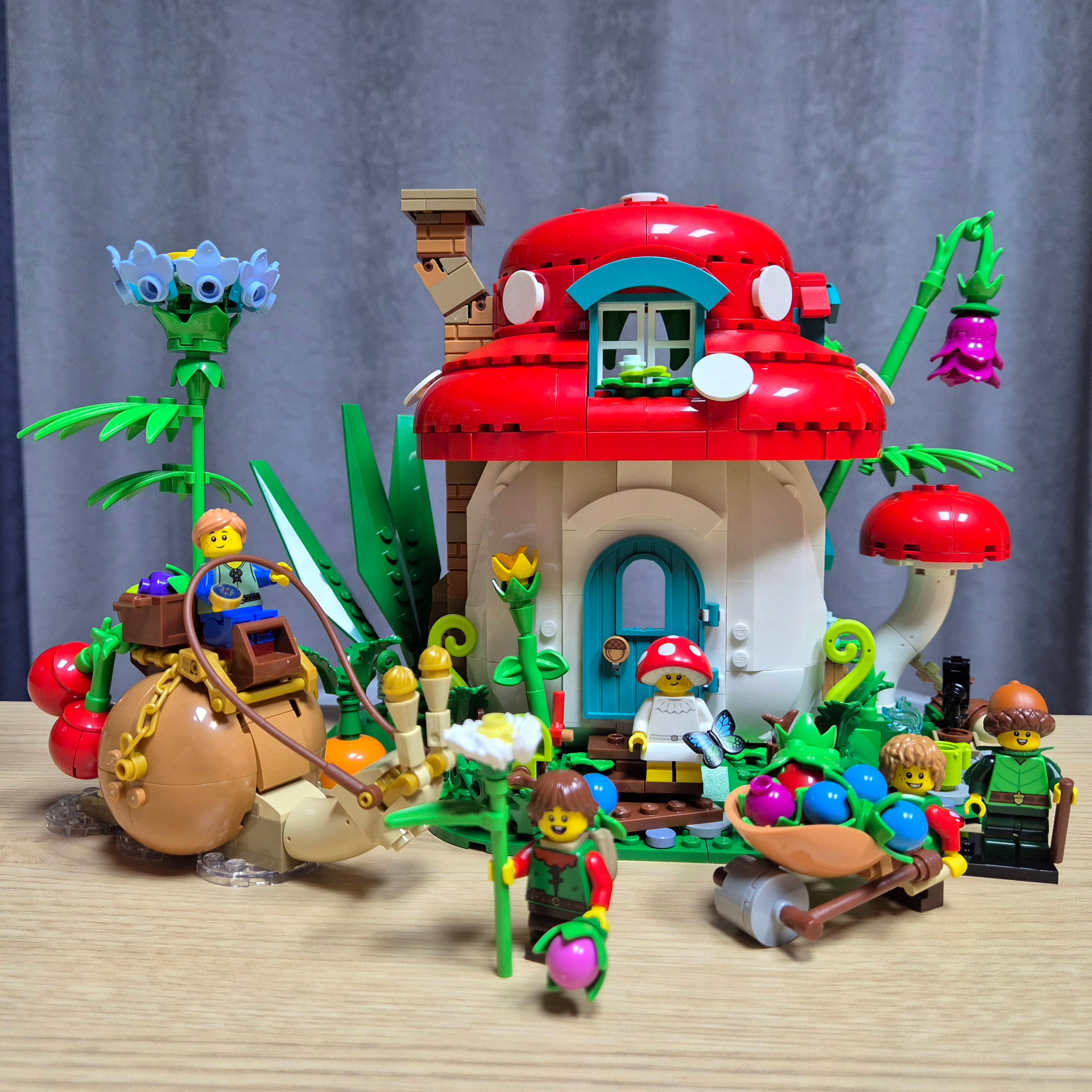 Lego Mushroom House 착용 스타일