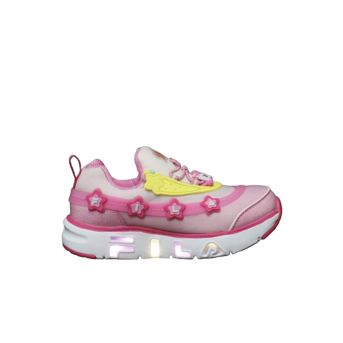 (Kids) 휠라 x 캐치! 티니핑 꾸미 라이트 하츄핑 핑크((Kids) Fila x Catch! Teenieping Kkumi Lite Heartsping Pink) - 2