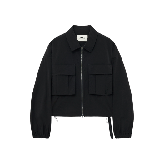 SFS1JK201ACH The Saturday Evening Post Cropped Jacket_Charcoal
