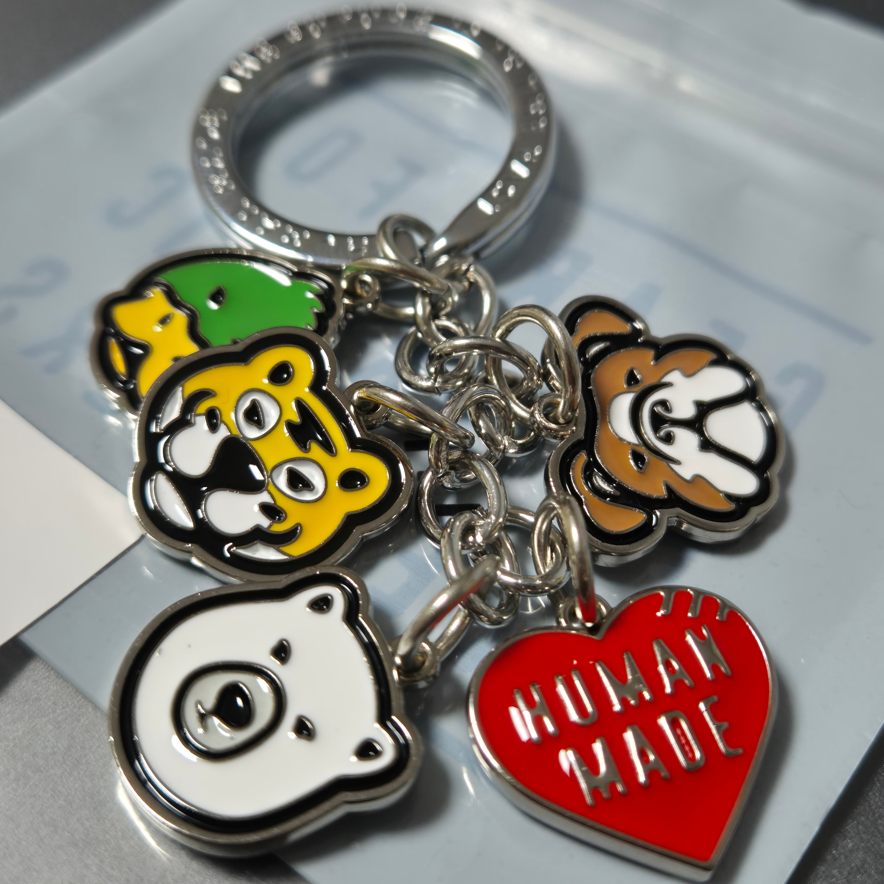 Human Made Animal Keyring Silver 착용 스타일