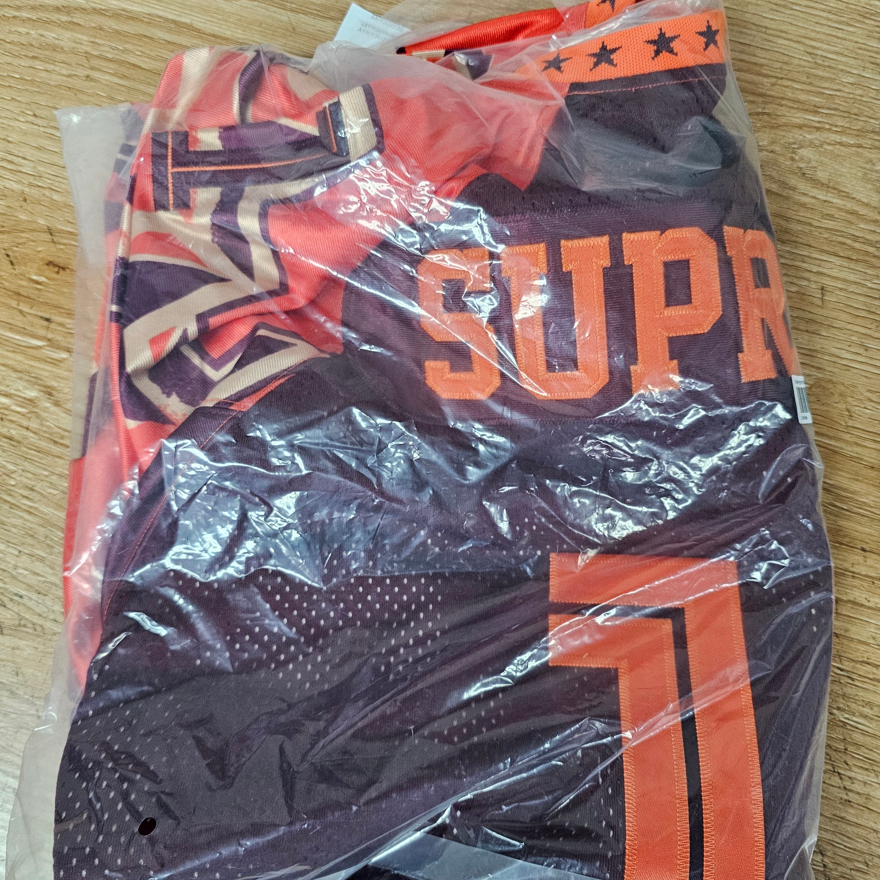 Supreme】Stars Football Jersey☆Orange☆25SS☆ Supreme Stars