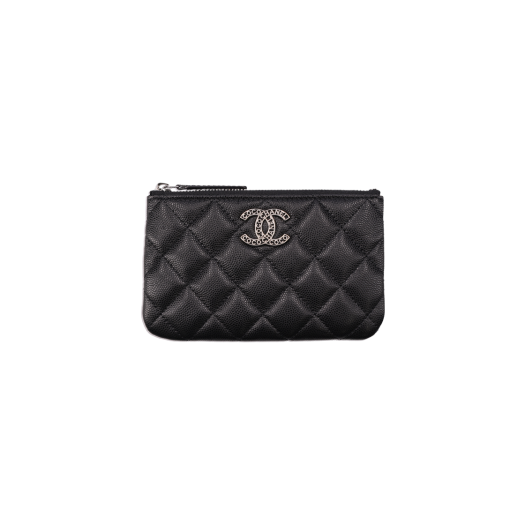 IT3IQ2CRST6E Chanel Mini Pouch in Black Leather