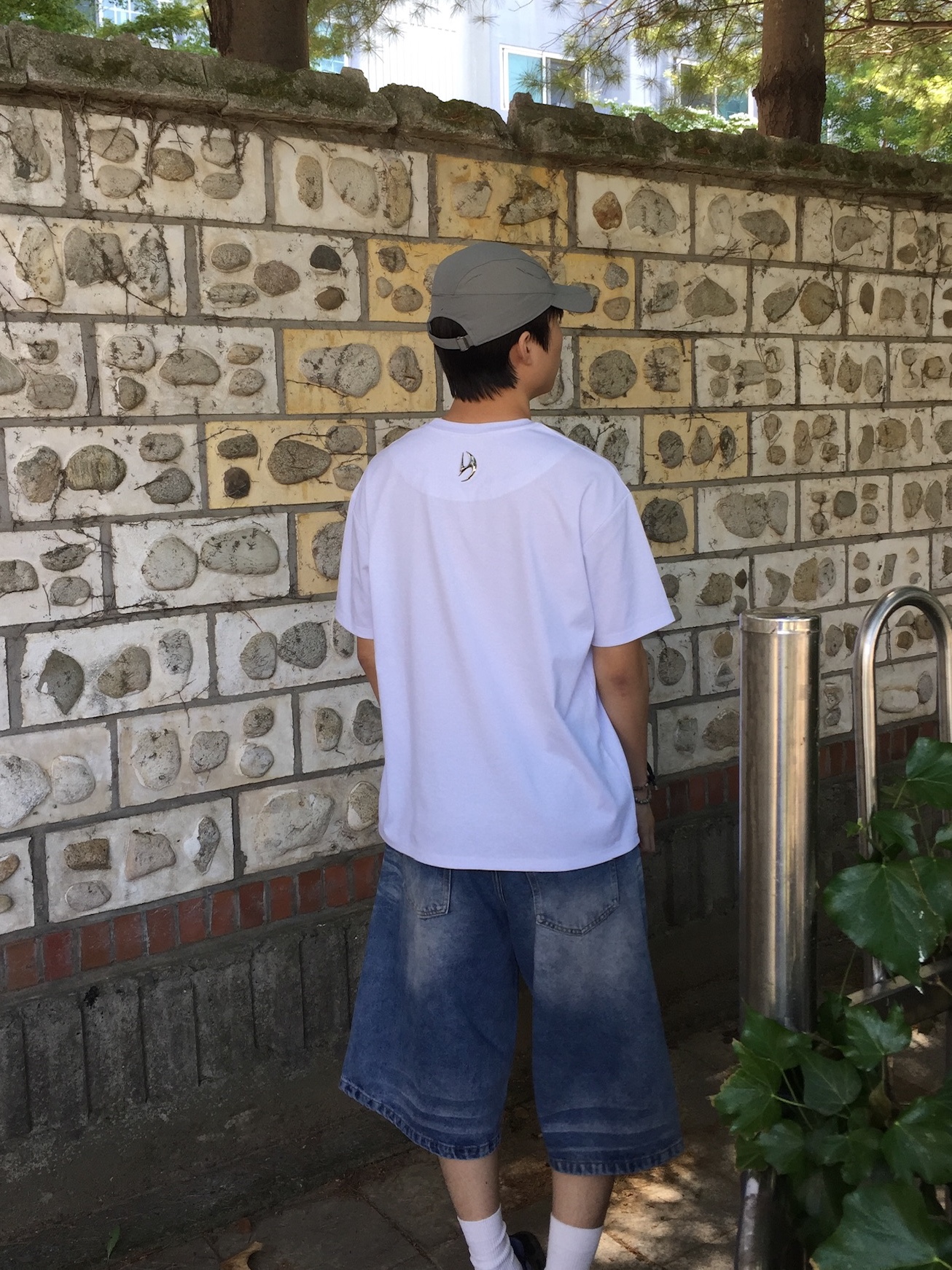 Hatchingroom Stone Ball 3way Bracelet, Asics x Sansan Gear Gel-Terrain Phantom Moon Mist 착용 스타일 - 4