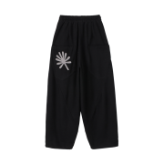 DANDEL Structure Balloon Sweat Pants Black