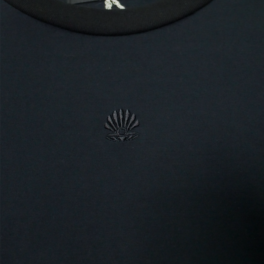 산시 쉘로고 실키 티셔츠 블랙(SANSI Shell Logo Silky T-Shirts Black) - 2
