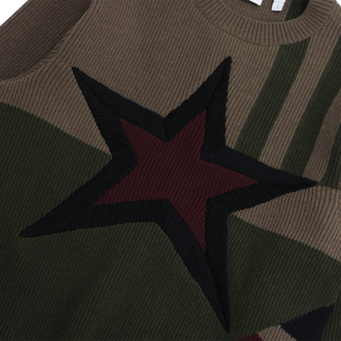 ITILAVMTNKJ8 Burberry Star Logo Knit in Wool - #2