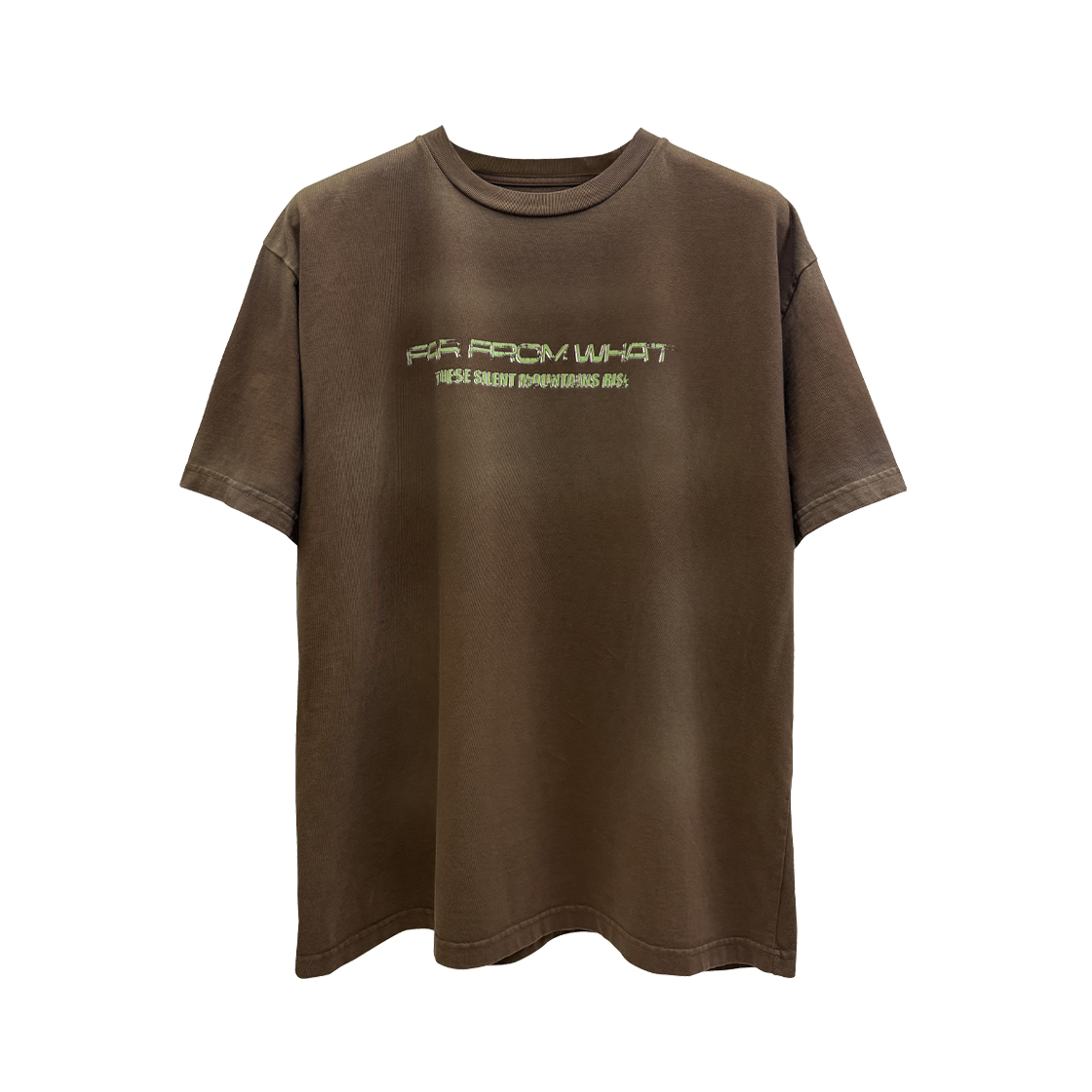 25028-1111-011-BR [더블적립]Farfromwhat Far Washed Midnight T-Shirts_Brown - #2