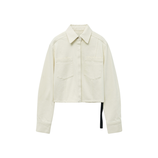 SFS1JK201ACR The Saturday Evening Post Cropped Jacket_Cream