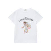 The Saturday Evening Post Retro Heart T-Shirt_White