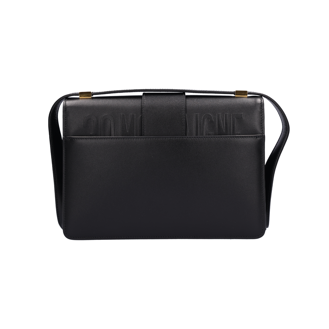 ITVUK8KNI3NR DIOR 30 Montaigne Bag Box Calfskin Black Gold Hardware - #3