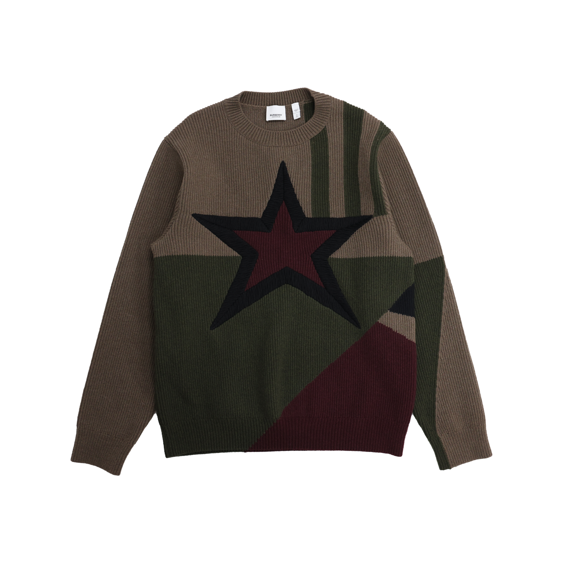 ITILAVMTNKJ8 Burberry Star Logo Knit in Wool - 대표 이미지 #1